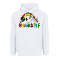 White bee yourself Heavyweight Hoodie - MaliasSmallBusiness