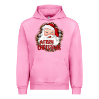 Fuchsia Pink merry christmas santa Urban Hoodie - JahusDesignShop