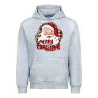 Heather Grey merry christmas santa Urban Hoodie - JahusDesignShop