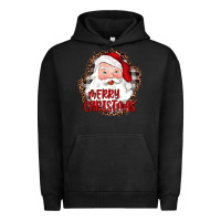 Pigment Black merry christmas santa Urban Hoodie - JahusDesignShop