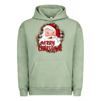 Pigment Oil Green merry christmas santa Urban Hoodie - JahusDesignShop
