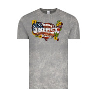 Cloud Rock usa map Vintage Tee - Artiststas