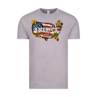 Vintage Zinc usa map Vintage Tee - Artiststas