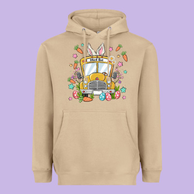 Heavyweight Hoodie easter school bus