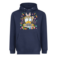 Navy easter school bus Heavyweight Hoodie - MaliasSmallBusiness