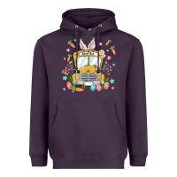 Plum easter school bus Heavyweight Hoodie - MaliasSmallBusiness