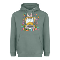 Sage easter school bus Heavyweight Hoodie - MaliasSmallBusiness