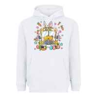 White easter school bus Heavyweight Hoodie - MaliasSmallBusiness