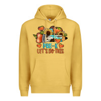 Antique Gold pre k let's do this Premium Hoodie - JahusDesignShop