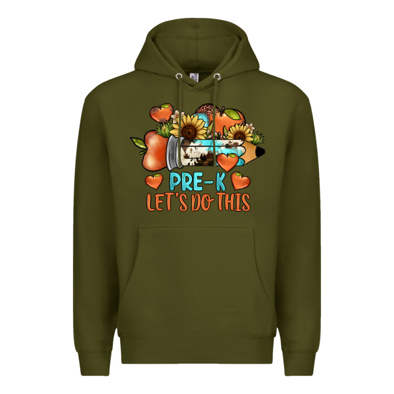Pre K Let's Do This Premium Hoodie by JahusDesignShop | Teevron