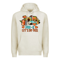 Oatmeal Heather pre k let's do this Premium Hoodie - JahusDesignShop