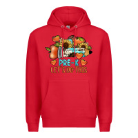 Red pre k let's do this Premium Hoodie - JahusDesignShop