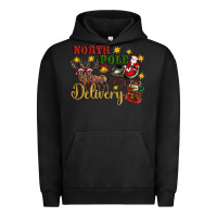 Pigment Black North Pole Delivery Santa Sleigh Urban Hoodie - Artiststas