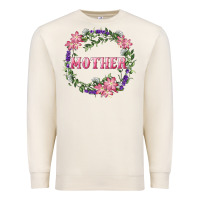 Sandshell mother with floral wreath Premium Sweatshirt - RanaPortraitStore