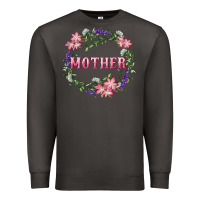 Smoke mother with floral wreath Premium Sweatshirt - RanaPortraitStore