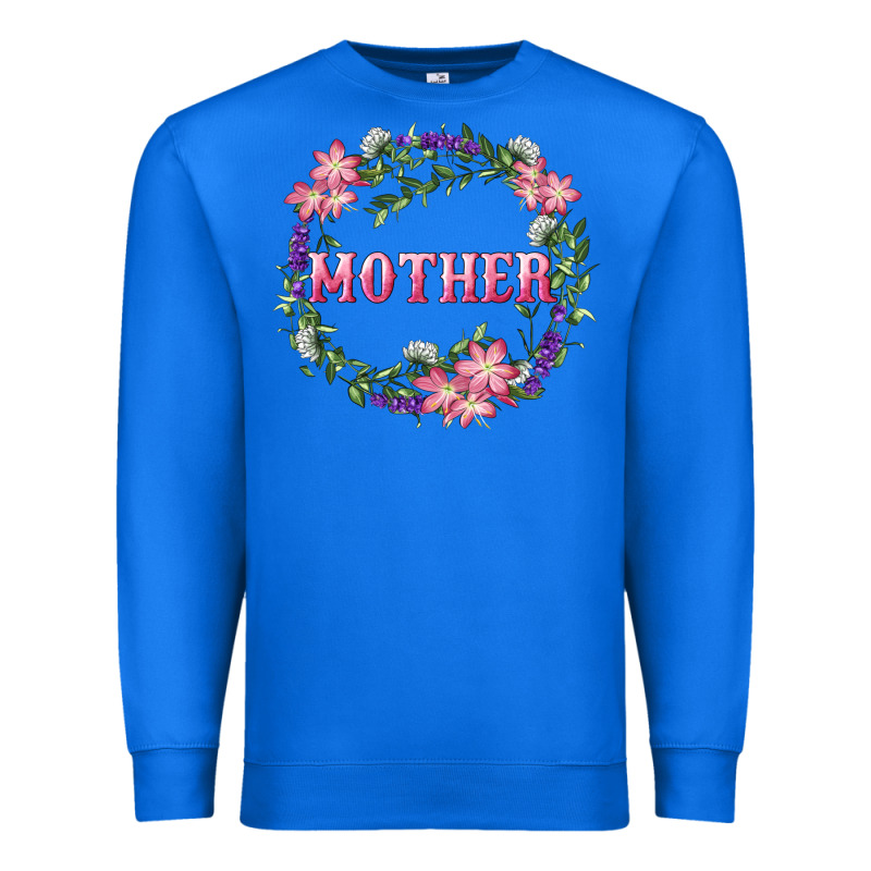 Mother With Floral Wreath Premium Sweatshirt by RanaPortraitStore | Teevron