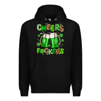Black cheers fuckers Premium Hoodie - Artiststas