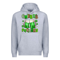 Heather Grey cheers fuckers Premium Hoodie - Artiststas