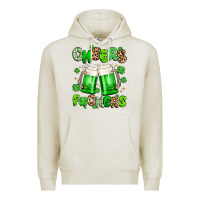 Oatmeal Heather cheers fuckers Premium Hoodie - Artiststas