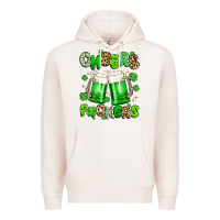 Pale Pink cheers fuckers Premium Hoodie - Artiststas