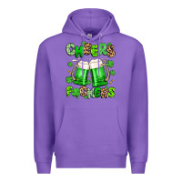 Purple cheers fuckers Premium Hoodie - Artiststas