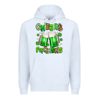 White cheers fuckers Premium Hoodie - Artiststas