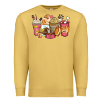 Antique Gold pomeranian coffee cups Premium Sweatshirt - Zillion Design Studio