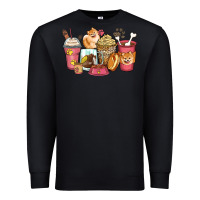 Black pomeranian coffee cups Premium Sweatshirt - Zillion Design Studio