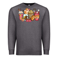Charcoal Heather pomeranian coffee cups Premium Sweatshirt - Zillion Design Studio