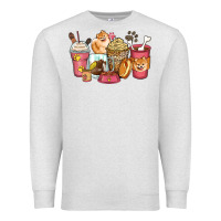 Oatmeal Heather pomeranian coffee cups Premium Sweatshirt - Zillion Design Studio