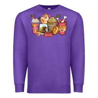 Purple pomeranian coffee cups Premium Sweatshirt - Zillion Design Studio