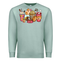 Seafoam pomeranian coffee cups Premium Sweatshirt - Zillion Design Studio