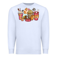 White pomeranian coffee cups Premium Sweatshirt - Zillion Design Studio