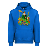 Cobalt st patricks clover king  with shamrocks Urban Hoodie - AdoDesignShop