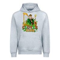 Heather Grey st patricks clover king  with shamrocks Urban Hoodie - AdoDesignShop