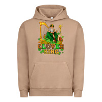 Pigment Burro st patricks clover king  with shamrocks Urban Hoodie - AdoDesignShop