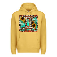 Antique Gold gemini turquoise cowhide Premium Hoodie - RanaPortraitStore