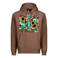 Chestnut gemini turquoise cowhide Premium Hoodie - RanaPortraitStore