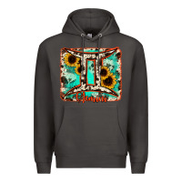 Smoke gemini turquoise cowhide Premium Hoodie - RanaPortraitStore