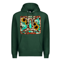 Sports Green gemini turquoise cowhide Premium Hoodie - RanaPortraitStore