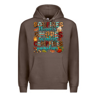 Coffee bonfires flannels smores Premium Hoodie - AdoDesignShop