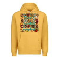 Mustard bonfires flannels smores Premium Hoodie - AdoDesignShop