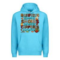 Ocean Blue bonfires flannels smores Premium Hoodie - AdoDesignShop