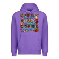 Purple bonfires flannels smores Premium Hoodie - AdoDesignShop