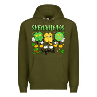 Army Green shenanigans squad Premium Hoodie - Artiststas