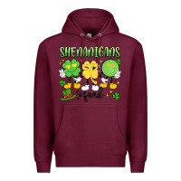 Burgundy shenanigans squad Premium Hoodie - Artiststas