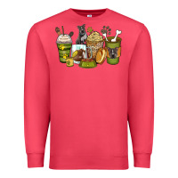 Cardinal pitbull coffee cups Premium Sweatshirt - Zillion Design Studio
