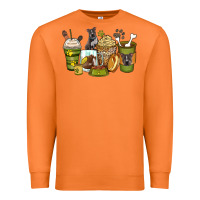 Carrot pitbull coffee cups Premium Sweatshirt - Zillion Design Studio