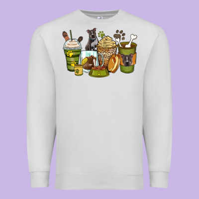 Premium Sweatshirt pitbull coffee cups