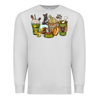 Dove Grey pitbull coffee cups Premium Sweatshirt - Zillion Design Studio